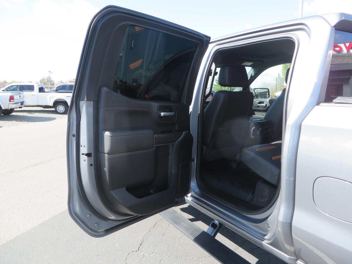 2019 CHARCOAL /BLACK GMC Sierra 1500 AT4 Crew Cab Long Box 4WD (1GTP9EEL6KZ) with an 6.2L V8 OHV 16V engine, 6A transmission, located at 2630 Grass Valley Highway, Auburn, CA, 95603, (530) 508-5100, 38.937893, -121.095482 - Dont miss this AT4 featuring a 4" RC lift kit kit, 35" Nitto Ridge Grappler tires, 20" Fuel Rebel wheels, Amp POwer steps, Air Bags, and a Tyger Bed cover. - Photo#36